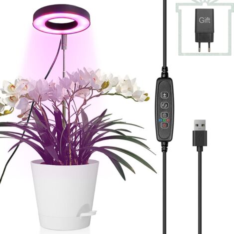 XUNDE Lampe de croissance LED 35 W à spectre complet pour plantes d' intérieur - Lampe UV de croissance - Éclairage des plantes - Démarrage des semis - Légumes - Poivre - Lampes de croissance