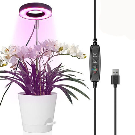 Lampe Plante Lampe Horticole Rouge, bleu et blanc, Lampe de croissance LED for plantes 45 W 256 LED Lampe de croissance hydroponique à spectre complet Plantes Phyto Veg Flower Panneau ultra fin