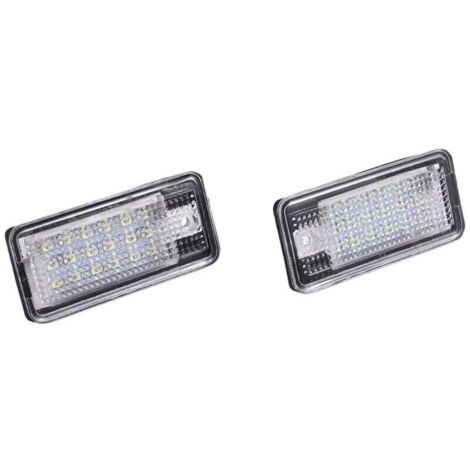 Lampe Plaque Immatriculation LED Blanc Voiture Universel Compatible Modèles Audi