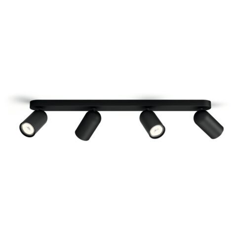 Lampe Pongee 4 lumières noir - 5058430PN