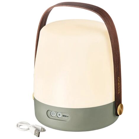 Lampe portable lite-up - lumière dimmable, rechargeable via usb - utilisation intérieure et extérieure, couleur pétrole - Kooduu - Lite-up Petroleum 2.0