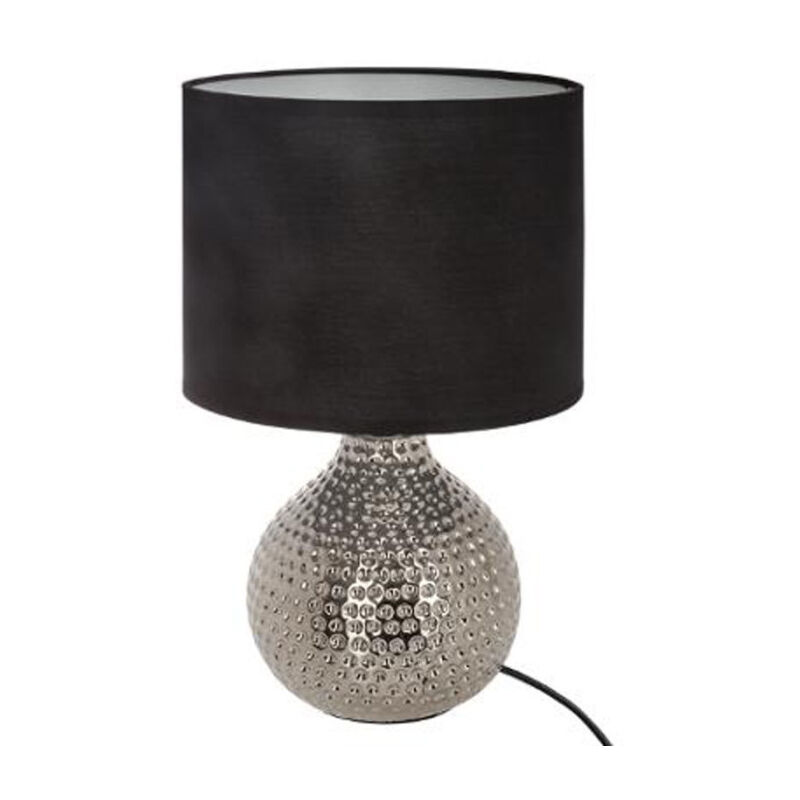Lampe à Poser Céramique "Goutte" 38cm Noir