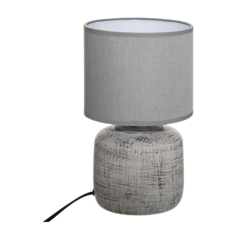 Lampe à Poser Déco 'Salta' 26cm Gris