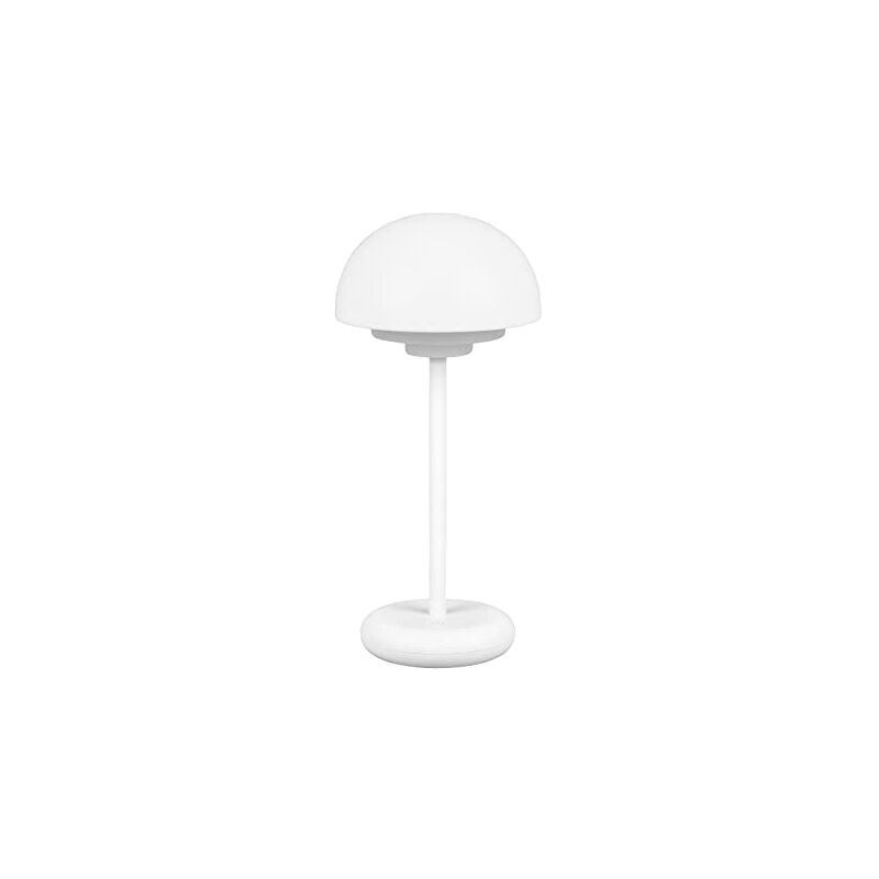 Reality Leuchten - elliot R52306131 lampe de table d'extérieur à batterie en plastique blanc mat avec 2 ampoules led 2 w et variat