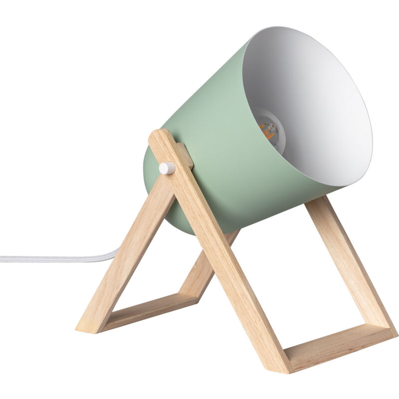 Iluzzia - Lampe à Poser Métal Kiume Vert Céladon