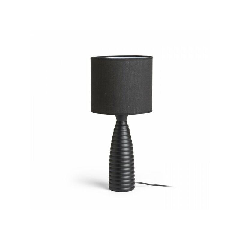 Lampe à poser LAURA noire 230V E27 28W