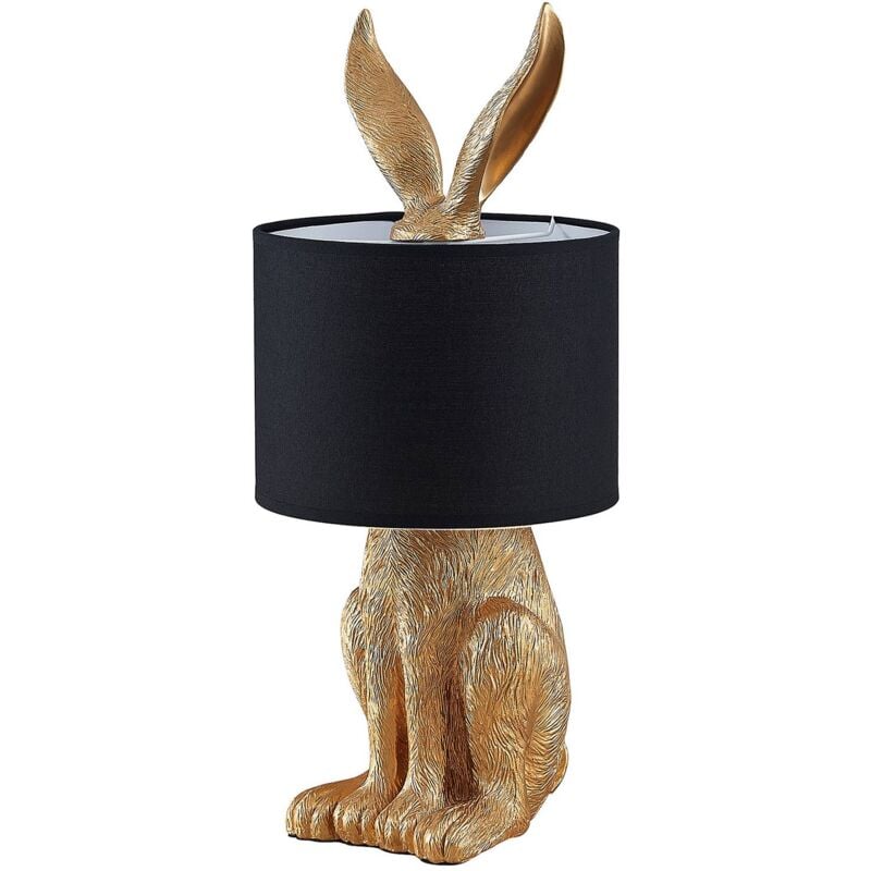 Lindby - Lampe à poser 'Lorentina' en textile pour salon & salle à manger