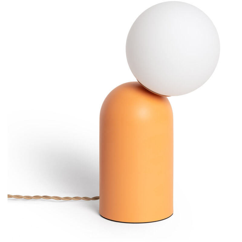 Efectoled - Lampe à Poser Métal Society Saumon mat