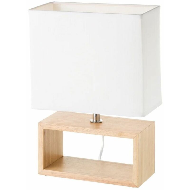 Lampe de table rectangulaire esprit scandinave