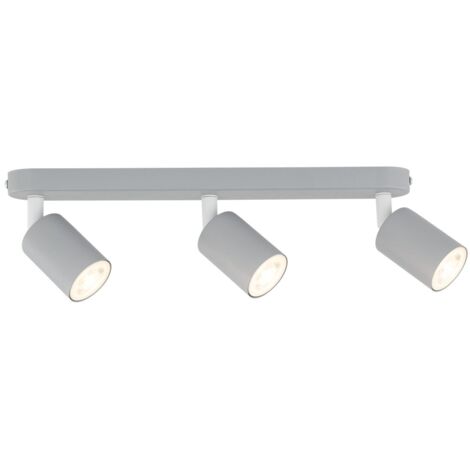 Lampe pour chambre d'enfant métal ajustable Gris GU10 3-flamme Lampe pour chambre d'enfant