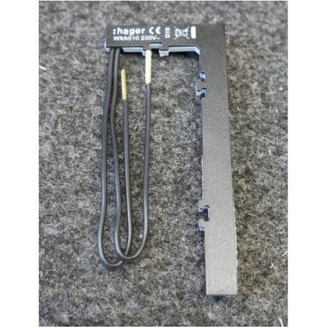 Bande lumineuse bleue 230V pour plaque 1 poste 2 modules finition pure série Gallery HAGER