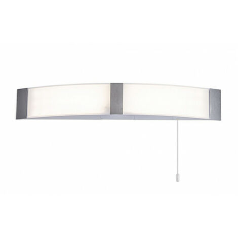 Lampe prise rasoir salle de bains 1 ampoule Chrome poli - Chrome