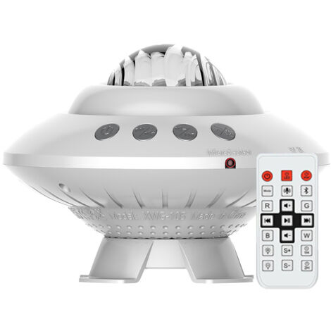 Lampe projecteur de ciel étoilé à LED à changement de couleur (blanche)