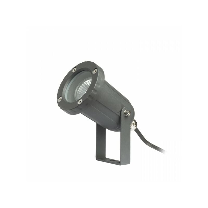Lampe projecteur heavy duty réflecteur externe Gris anthracite 230V GU10 50W IP65