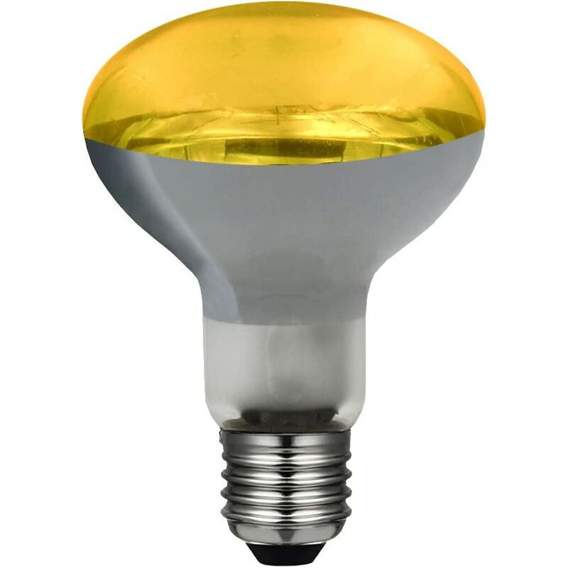 Lampada Riflettore Gialla Diametro 80 60W 230V E27...