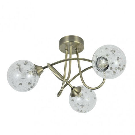 Lampe rio de janeiro 3xg9 Leder 21x37x37 cm