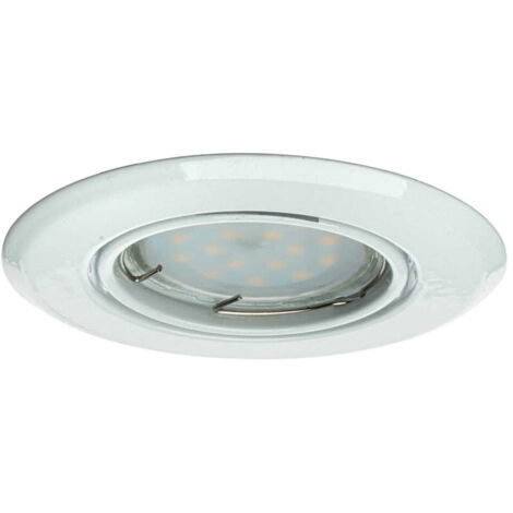 LAMPE RONDE GU10 1X5W LED BLANCHE