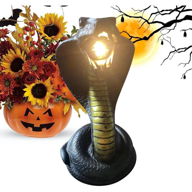 Lampe Serpent Halloween Figurine Serpent Lampe Gothique