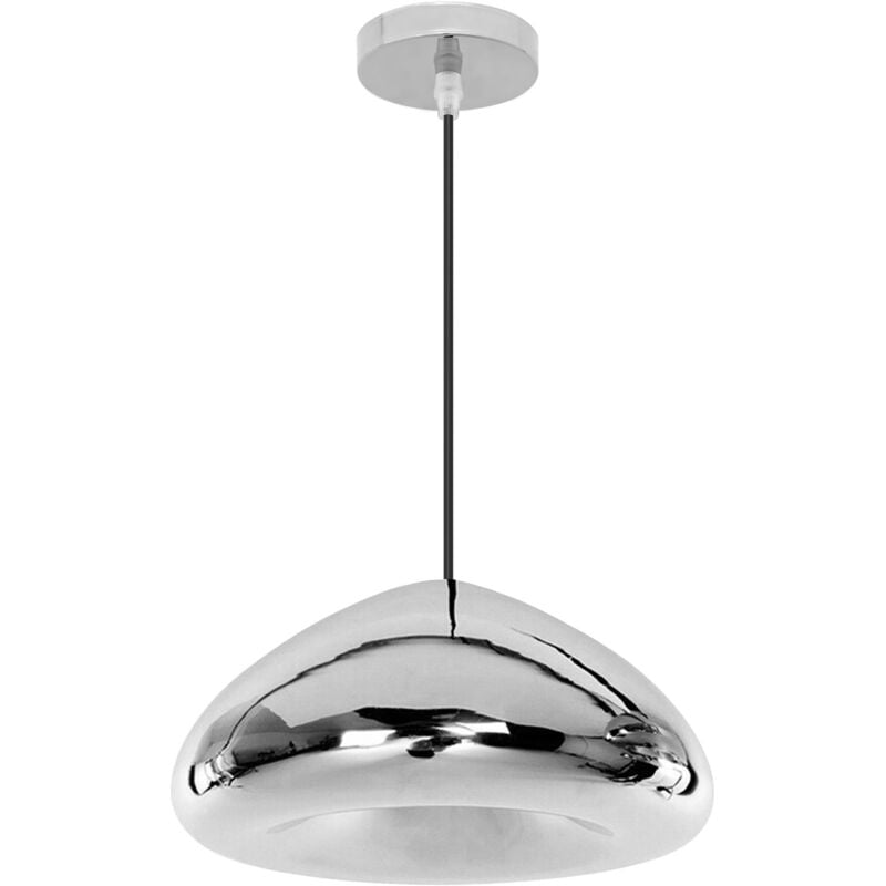 Lampe suspendue APP322-1CP miroir verre 1-POINTS de lumière E27 29X29X15,5CM reglable