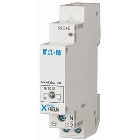 Lampe simple, 24 AC/DC, rouge/vert Eaton Y7-284924