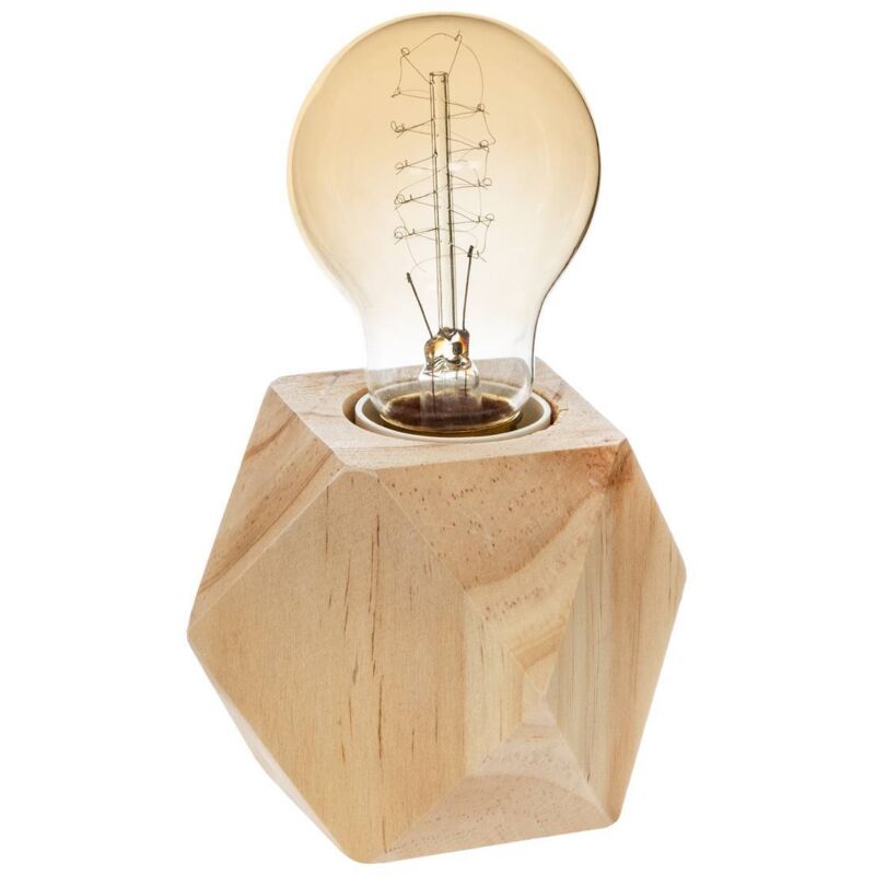 Atmosphera - Lampe sur pied Bahia beige H8cm – Créateur d'Intérieur, Éclairage d'Intérieur Élégant et Moderne