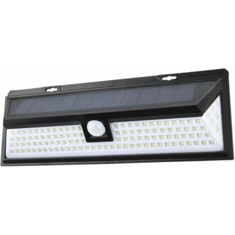 Lampe solaire 118LED applique murale solaire capteur solaire lumière extérieure cour jardin applique étanche réverbère