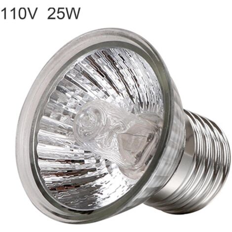 Lampe solaire 3 en 1 UVA/UVB pour lézards, tortues et autres animaux grimpants - Ampoule au calcium - 25 W 110 V