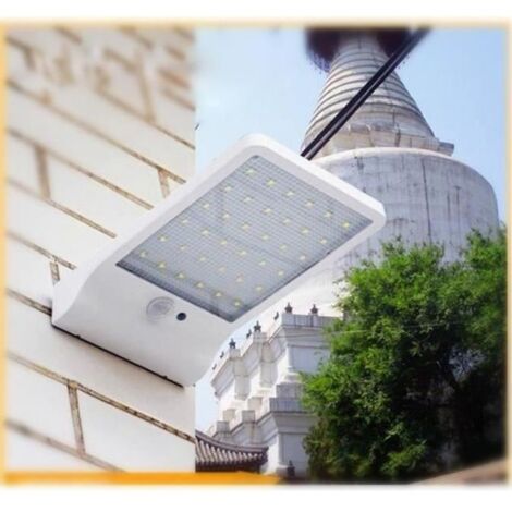 Lampe solaire 36 LED sans fil étanche avec détecteur de mouvement et lampe extérieure pour jardin,Porte,Entrée,
