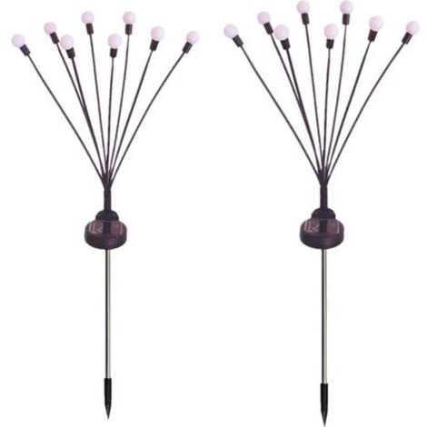 Lampe solaire 8 lumières lumière constante lumière variable longueur 75cm2 paires de décoration lumineuse luciole étanche extérieure