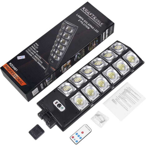 LAMPE SOLAIRE À LED AVEC TÉLÉCOMMANDE KD3481