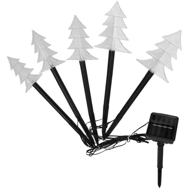 Lampe solaire à led pour pelouse, sapin de Noël, éclairage de paysage, lampe solaire étanche pour allée, lumière décorative extérieure pour patio et