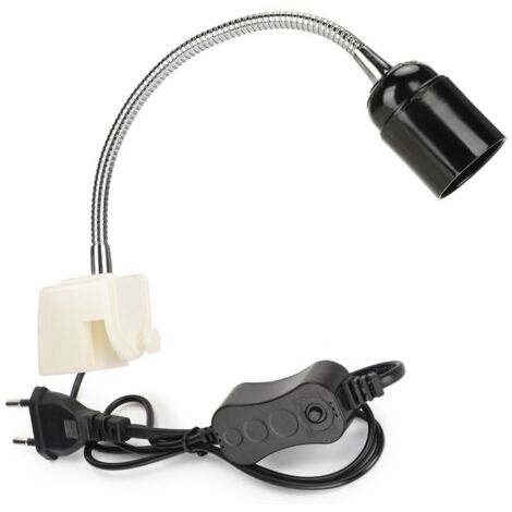Lampe solaire à spectre complet UVB pour tortues, chauffage UVA, douille EU 220V E27