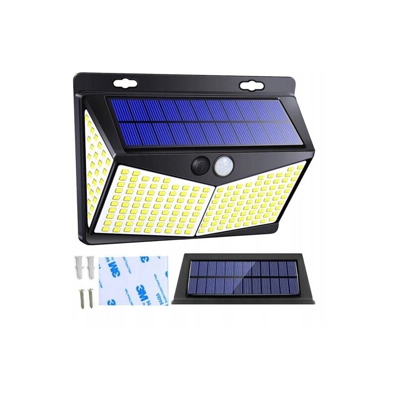 Lampe Solaire Avec Détecteur De Mouvement Crépuscule 212 64w