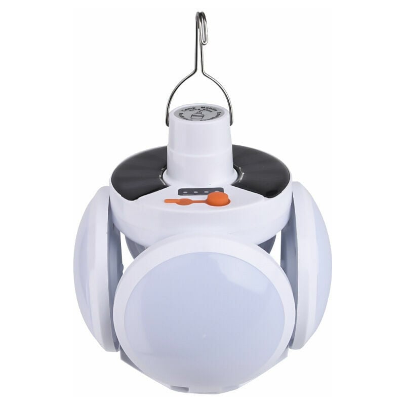 Vuszr - Lampe solaire Camping extérieur solaire led lumière de secours portable éclairage de secours cinq feuilles