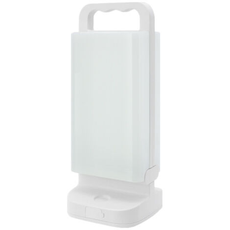 Lampe Solaire Camping Rechargeable, Lanterne Camping Réglable Luminosité Portable, Batterie Externe de Secours 4400mAh, Eclairage Camping LED Etanche IPX4 pour Camping, Pêche, Randonnée [Classe énergé