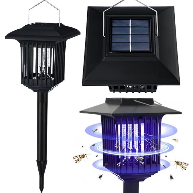 REA - lampe solaire de jardin led J-22 noir