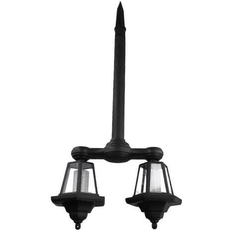 Lampe solaire de poteau hexagonale étanche pour extérieur ---