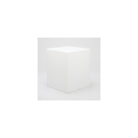 Lampe solaire d'extérieur LED Dimmer IP65 43 cm de large 53 cm Blanc carré avec changement de couleur RGBW 50-600 lm