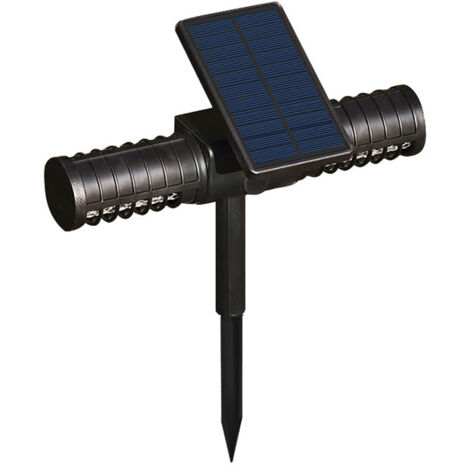 Lampe solaire extérie LED Mosquito Killer avec double tête Garden Lawn Mosquito Killer Path Light Pièges à moustiques