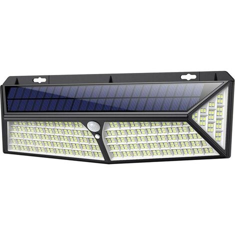 LE Lampe Solaire Exterieur, 72 LED Lumiere Détecteur de Mouvement 1200LM  6500K, 360° Rotatif Spot Solaire, Projecteur de Sécurité IP65 Étanche,  Angle d'éclairage 270 ° : : Luminaires et Éclairage