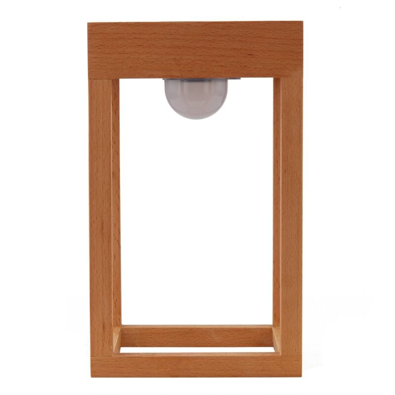 Lindby - led Lampe solaire extérieur à intensité variable 'Peransa' en bois