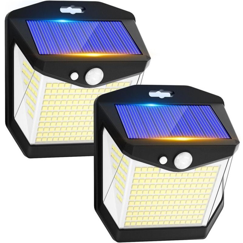 Lampe Solaire Exterieur Detecteur Mouvement: 248 led Solaire Extérieur Projecteur avec Détecteur de Mouvement 3 Modes 270° Eclairage Lumiere Sécurité