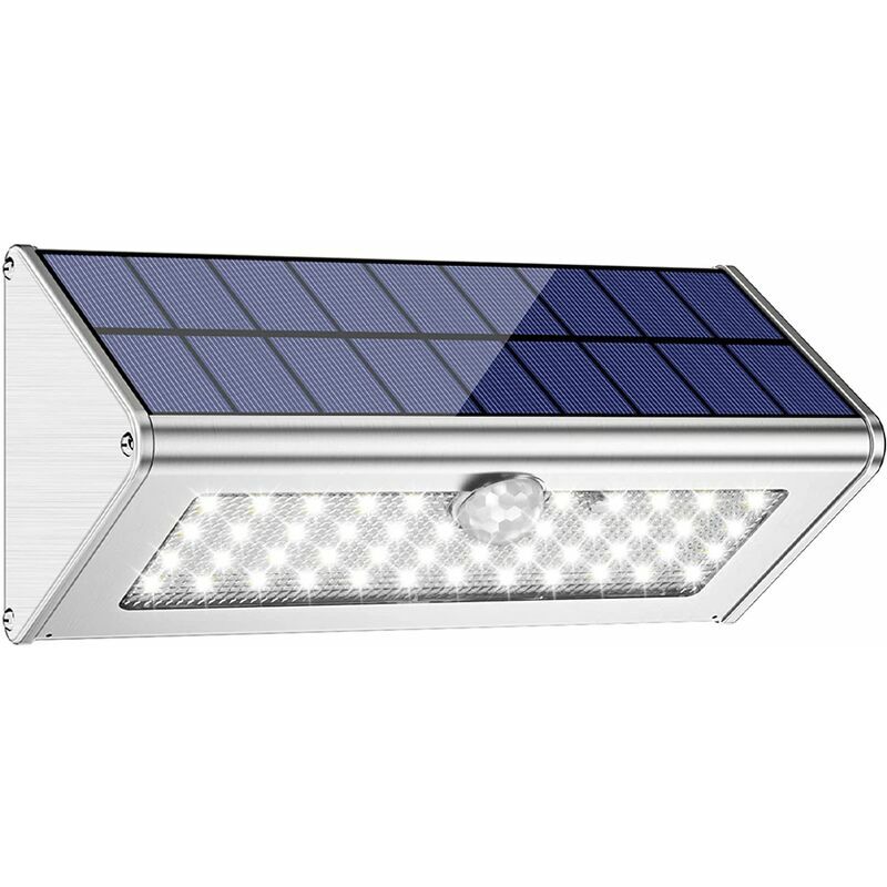 Lampe Solaire Extérieur étanche 1000 lumens Sans Fil Spot Solaire Lumière 4500mAh, 48 led lumiere projecteur solaire exterieur pour Jardin