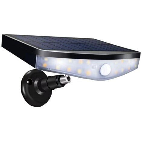 Lampe Solaire Exterieur, Lampe Detecteur de Mouvement,360° Spot Solaire Exterieur [1200mAh] étanche Lanterne Solaire Exterieur Jardin (avec télécommande)