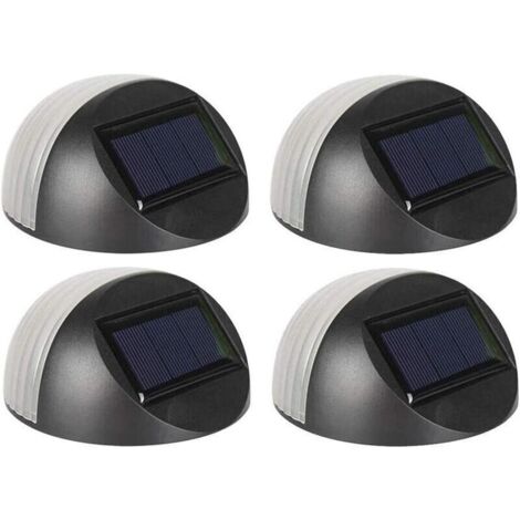 Lampe Solaire Exterieur Lampes Solaires Jardin Lampes Solaires Extérieures Solaire Feux De Clôture en Plein Air 4pcs