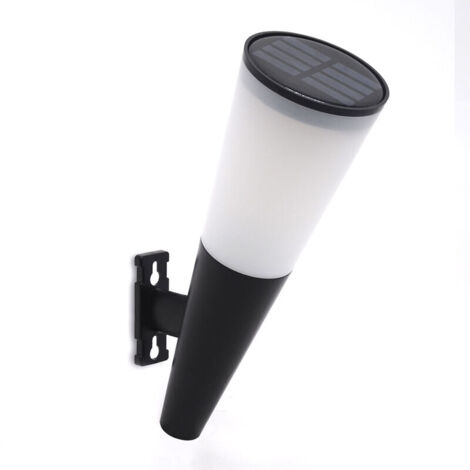 Lampe Solaire Extérieur, Lumière Solaire Etanche éclairage Solaire avec Détecteur de Lampe de Sécurité sans Fil lampe mural pour Jardin (lumière blanche et blanche chaude)