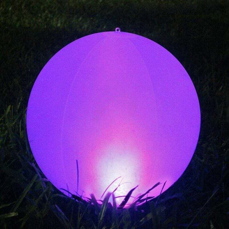 Lampe Solaire Exterieur,Boule Lumineuse Exterieure Solaire à DEL Lampe Flottante étanche Pour Lumiere Solaire Changeante de Couleur Extérieure, Décor