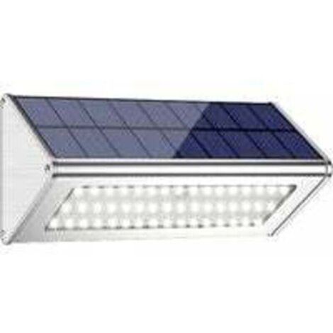 Lampe solaire extérieure 48 LED – Boîtier aluminium résistant à la corrosion – Étanche IP65 – Détection de mouvement radar 10m – 3000lm