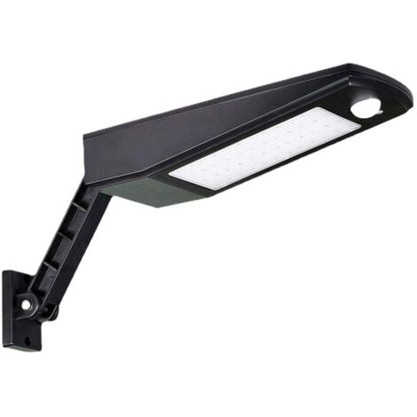 Lampe Solaire Extérieure 48 LED, Projecteur Solaire Extérieur Étanche IP65 avec Support Réglable et Télécommande Lampe Solaire Extérieure pour Jardin 1 Pièce Noir