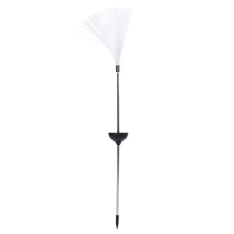 Lampe solaire extérieure pour jardin, pelouse et décoration à fibre optique